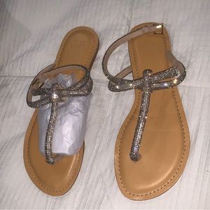 Rhinestone Sandles! Super cute from JUSTFAB